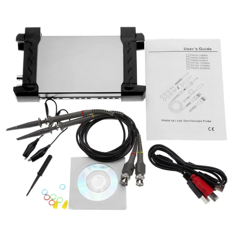 

Hantek 6022BE 20MHz Bandwidth 48MSa/s PC Based USB Digital Storage Oscilloscope