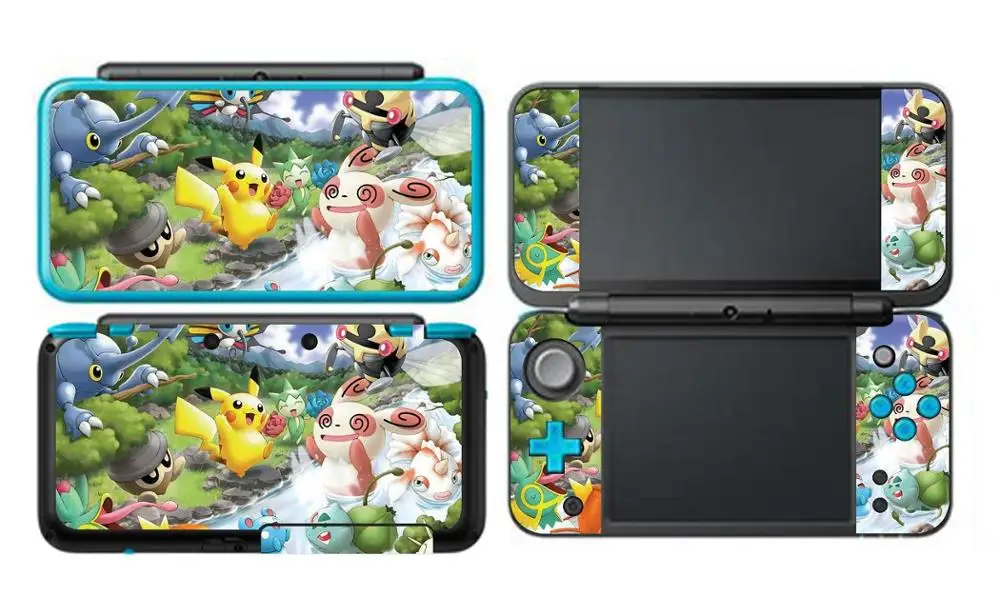 POKEM0N Виниловая наклейка для nintendo NEW 2DS XL LL skins наклейка s - Цвет: 047