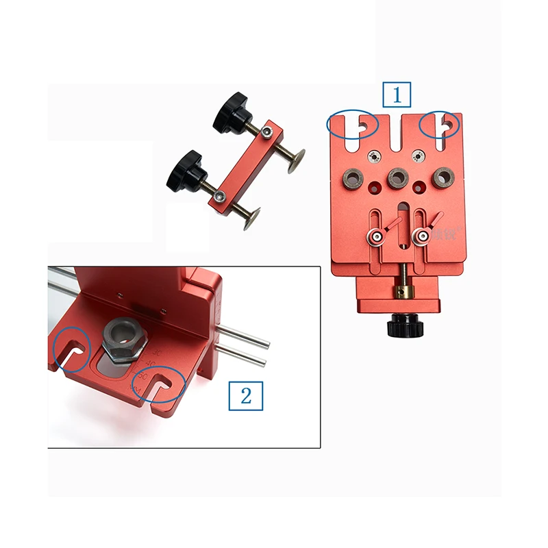 3 в 1 Дырокол перфоратор позиционер направляющий локатор джиг столярная система Комплект Высокая точность дюбелирование джиг столярная Деревообработка