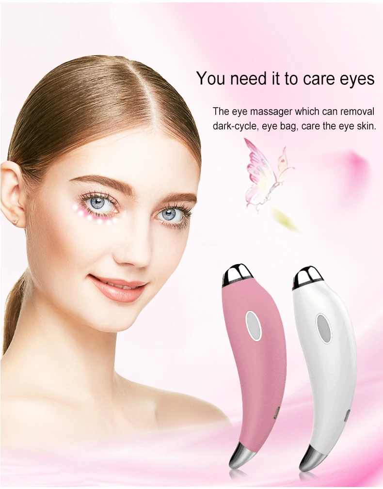 Dispositivo de Massagem Ferramentas de Cuidados com a Pele Vibratório Olho Massagem Rolo Beleza Olhos no Rosto 9 Cheap Utensílios de cuidado facial