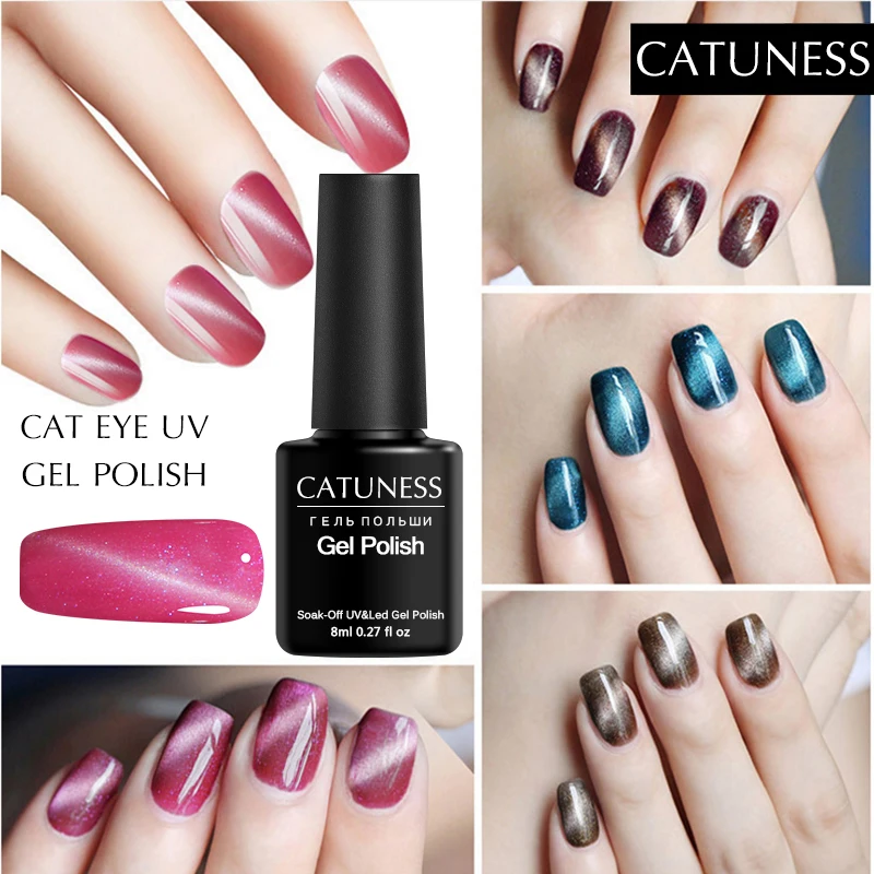 

Chameleon 8ml Cat Eye Gel Polish Emerald Color Nail Art Semi Permanent Gel Varnish Primer for Nails Manicure Uv Gel Nail Polish