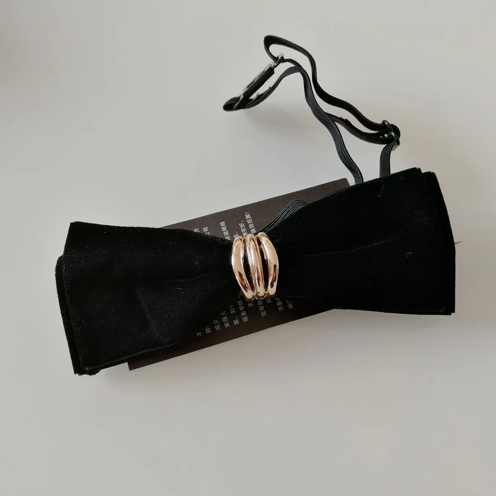 Мужская бархатная рубашка галстуки бабочки ручной работы в британском стиле для свадебной вечеринки, модный галстук-бабочка из металлического сплава с кристаллами