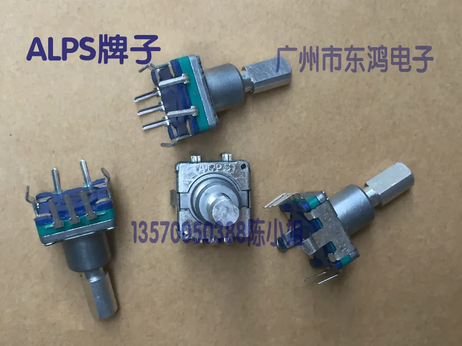 1pcs ALPS Alps type EC11 encoder with switch 30 location 15 pulse point fine shaft length 16mm | Обустройство дома