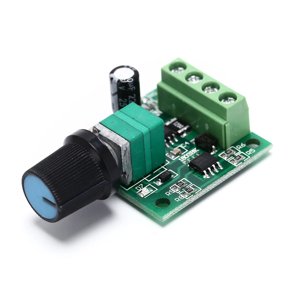 

1Pcs DC New 1.8V 3V 5V 6V 12V 2A Low Voltage Motor Speed Controller PWM 30W