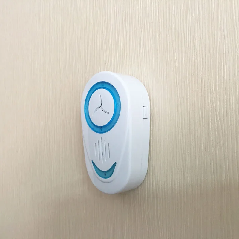 Timbre de puerta inteligente timbre de bot/ón de inicio timbre inal/ámbrico Abcidubxc transparente y resistente al agua