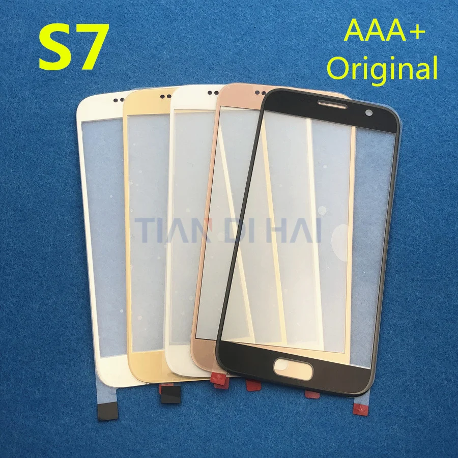

10pcs/lot AAA+ Original Touch Screen Panel replacement for Samsung Galaxy S7 G930 G930F Front Outer Glass Lens