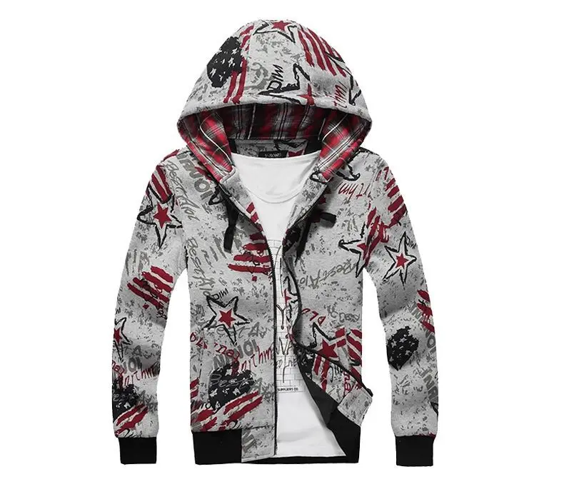 New 2014 Men Hooded Jacket Casual Winter Jackets Hoody Sportswear Men's Hoodies Sweatshirts | Мужская одежда