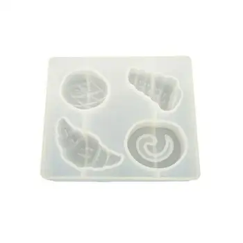 

Bread Croissant Roll Decor Silicone Mold Jewelry Findings Pendant Accessories DIY Crystal Epoxy Handmade Cabochon Mould Craft