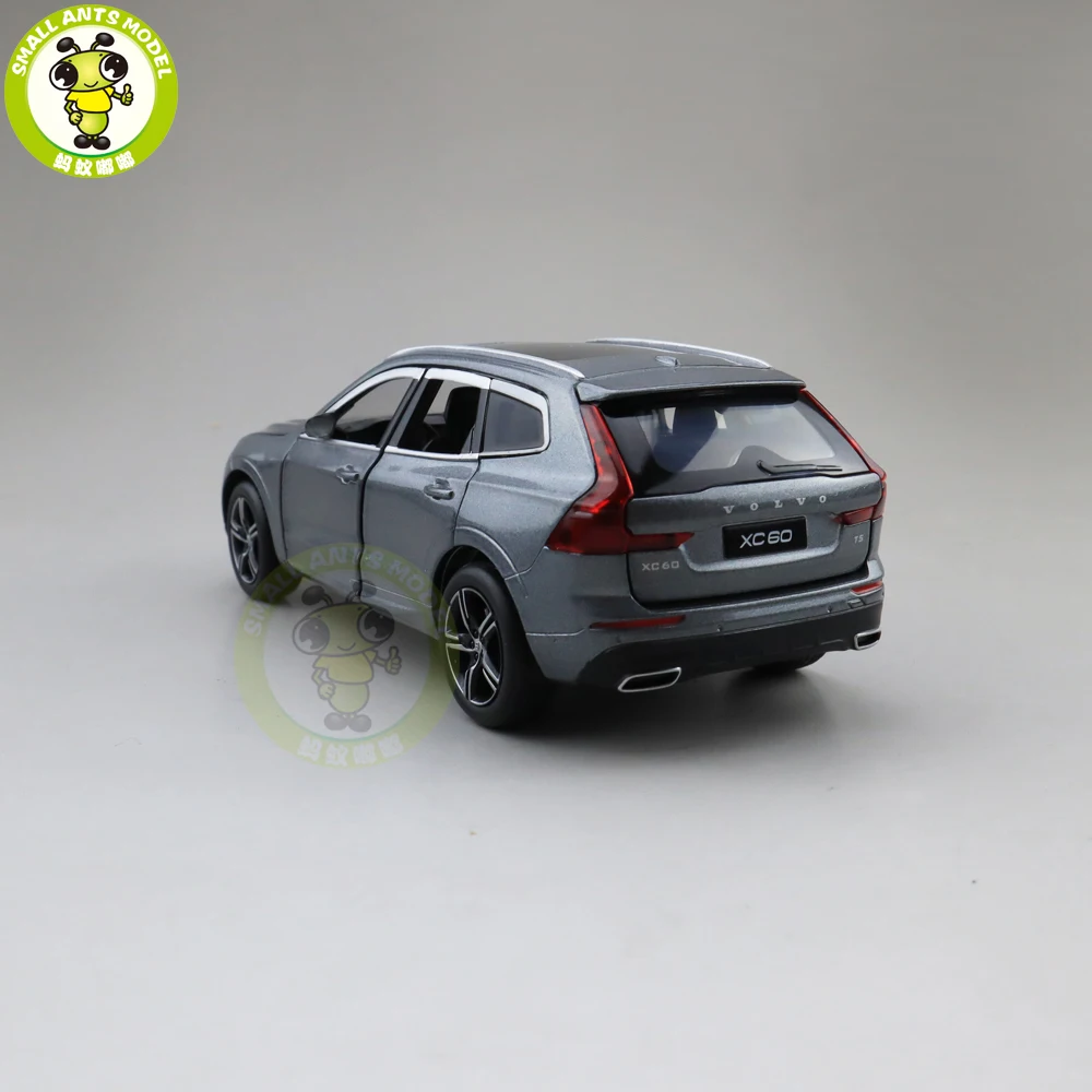 1/32 JACKIEKIM все новые Volvo XC60 литая модель автомобиля игрушка джип для детей Подарки для мальчиков девочек звуковое освещение Вытяните назад