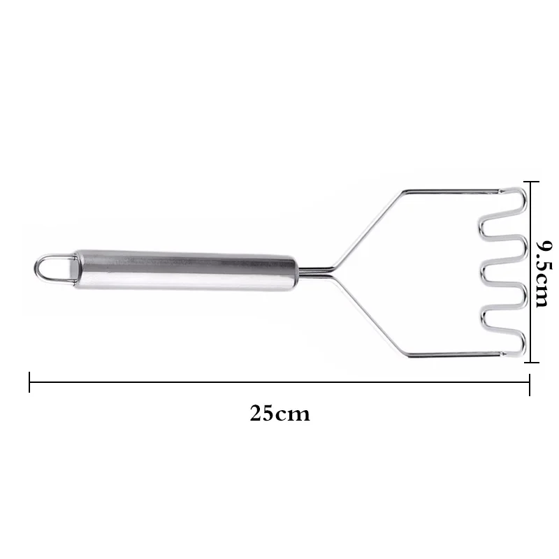 1 шт. из нержавеющей стали Картофелемялка для приготовления пищи инструмент для приготовления гладкого пюре Кухонные гаджеты