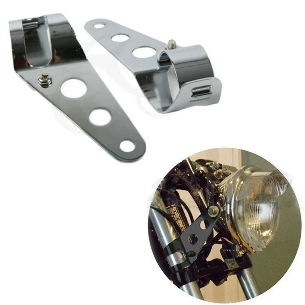 Motorcycle 35mm 43mm Headlight Mount Brackets Fork Ear For Harley Honda