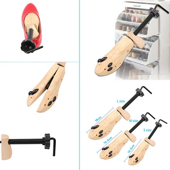 

Accessories Width And Height Adjustable Boot Pine Wooden To Expander Shoes Keeper Stretcher Shaper Wood Expansion Shoes Support
