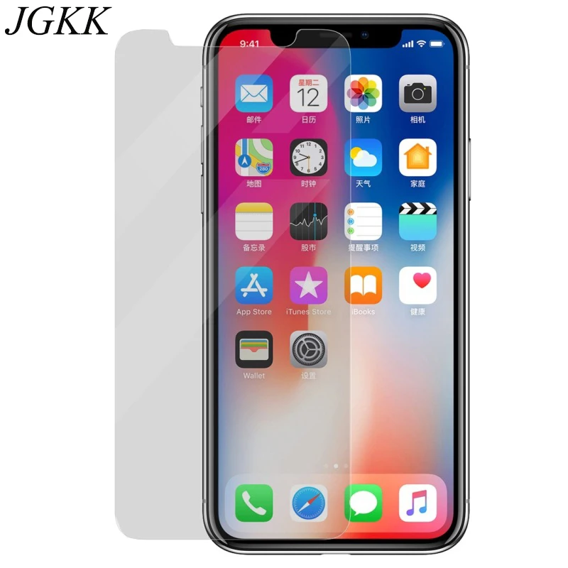 

JGKK Privacy Tempered Glass For Apple iPhone XS Max XS XR X Anti Spy Black Screen Protector For iPhone X XS XR Protective Film