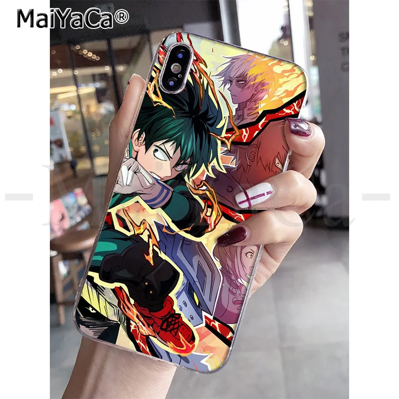 MaiYaCa моя геройская Академия в продаже! Классный чехол для телефона iphone SE 2020 11 pro 8 7