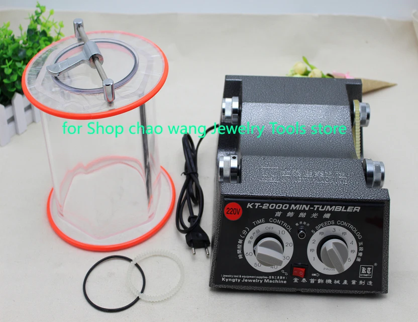JewelryPolisherTumbler5KgCapacityMiniRotaryTumblerMachinewith