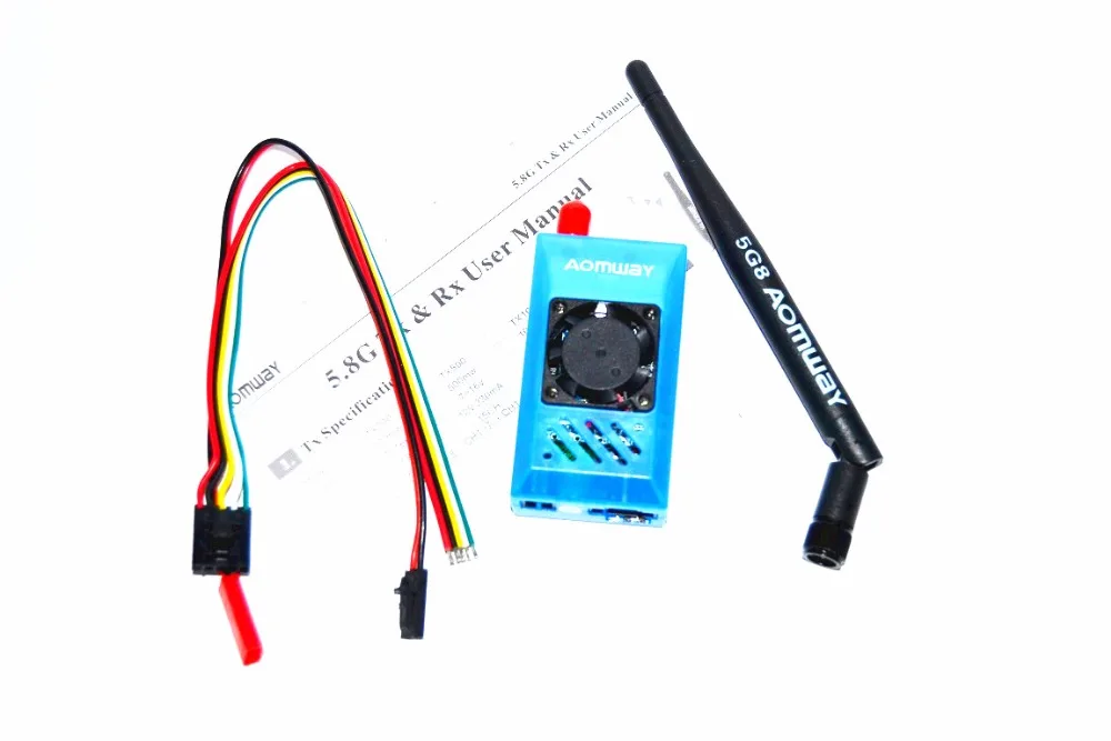 

FPV Aomway 5.8G 1000mw 1W TX Wireless Aodio Video Transmitter 8km Long Range camera drone (Compatible Fatshark Skyzone)