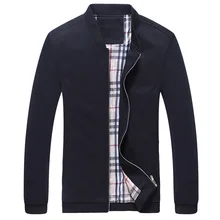 2016 Khaki Schwarz Blau Casual Frühling Herbst Winter Reißverschluss Jaqueta Masculina Marke Kleidung Jacke Männer Jacke