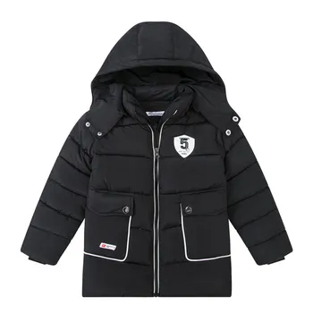 

2018 Winter Boys Jacket Winter Clothes Girls Thick Warm Outwear Cotton Pad Kids Snowsuit Children Hooded Costume Brand girls