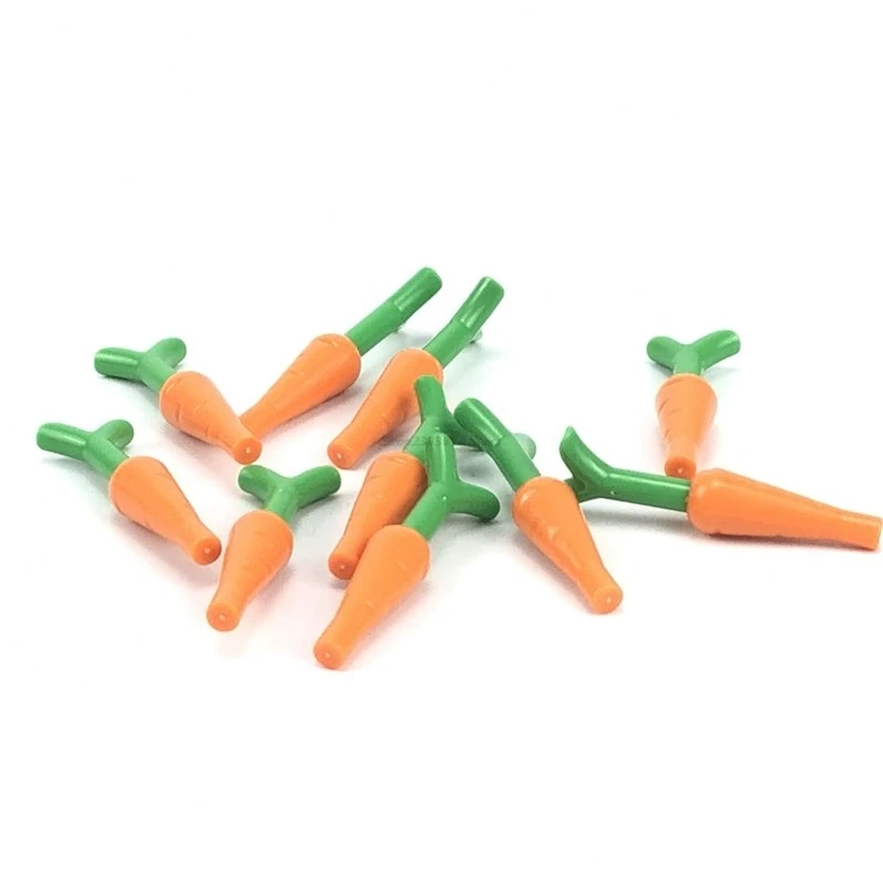 

Moc Parts Carrot Building Blocks City DIY Creative Garden Bricks Toys Educational Bricks Kids GIft Tree Grass