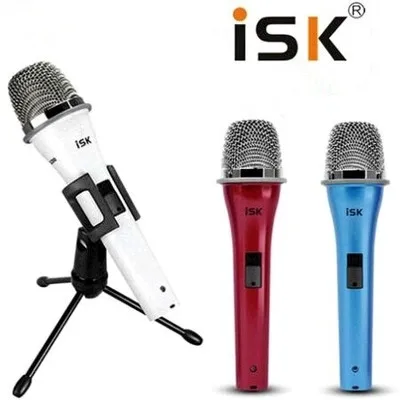 

ISK S200 Handheld Condenser Microphone Condenser Professional Studio Computer mikrofon Network K Song Karaoke Microphone stand