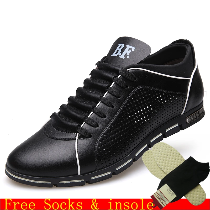 

2019 New Leather Men Oxford Shoes Bussiness Wedding Shoes Hole Mesh Handmade Business Oxfords Mens Footwear Dress Shoes
