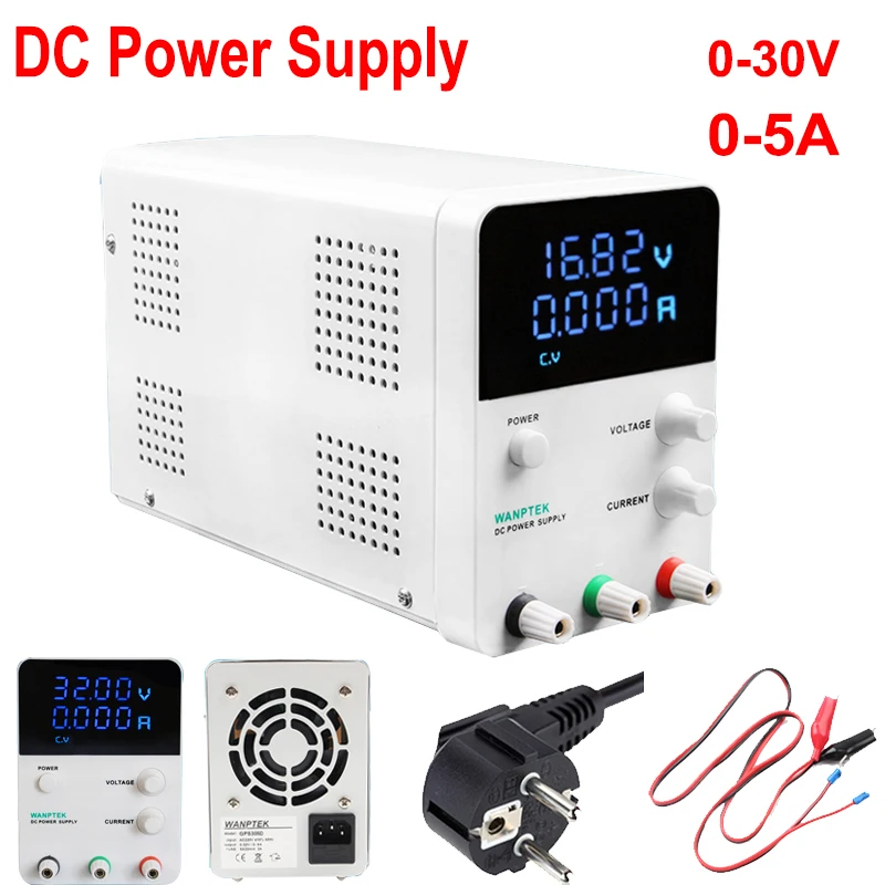 

High Precision Adjustable Digital DC Power Supply Input 220V Output 30V/5A For Scientific Research Service Laboratory and School