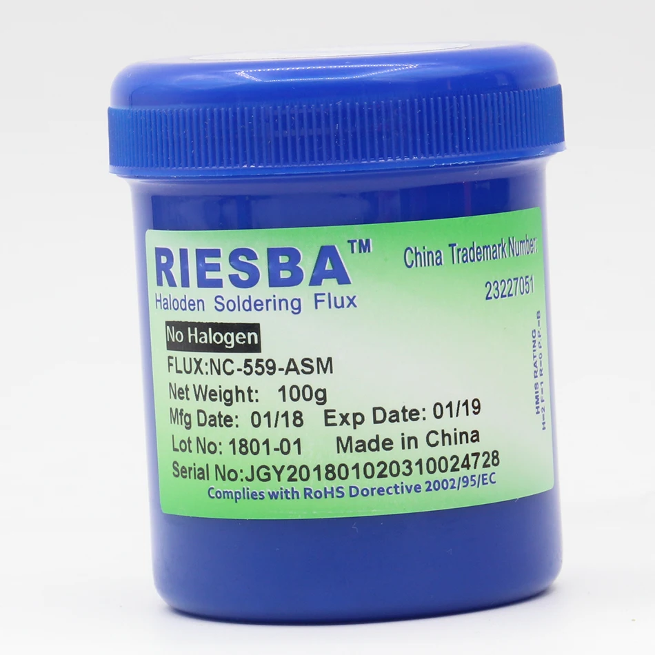 RIESBA NC-559-ASM 100 г без очистки паяльная паста без свинца флюс паяльной пасты для SMT BGA пайки