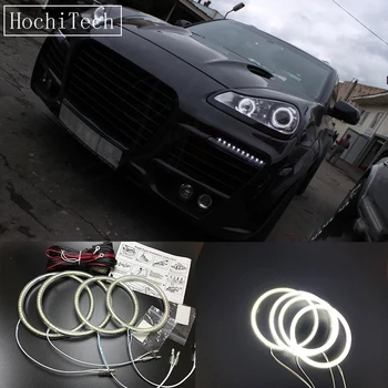 

HochiTech Ultra bright SMD white LED angel eyes 2500LM 12V halo ring kit daytime running light DRL for Porsche Cayenne 2007-2009
