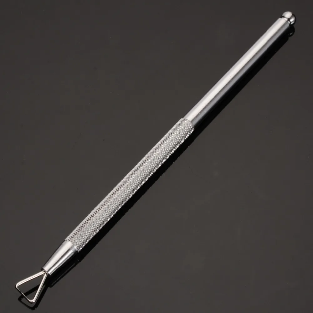 

Shellhard 1pc Stainless Steel Triangle Stick Rod Nail Art Polish UV Gel Remover Triangle Stick Rod Pusher For Nail Art Tool