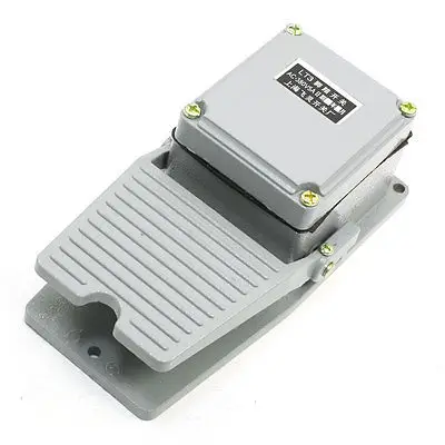 

Gray 5A SPDT NO NC Momentary CNC Power Treadle Foot Pedal Switch