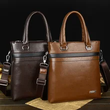 British Style New Men Leather Pad Business Handbags For Man Brand Fashion Men Messenger Bags Men’s bags Handbags Of A4 Size Tote