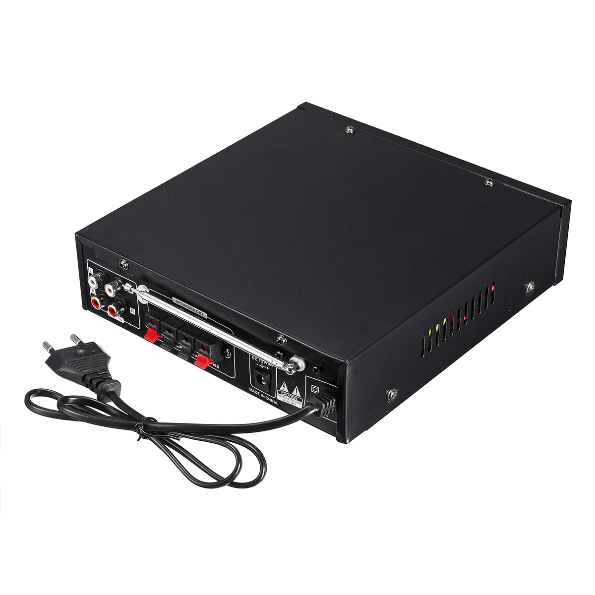 HIFI 2CH 800W Audio Power Amplifier 12/220V Home Theater Amplifiers Audio with Remote Control Support FM USB SD Card Bluetooth