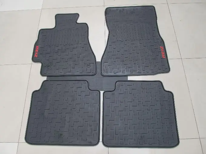 dedicated no odor rubber car floor mats green latex carpets for corolla crown Reiz Prius