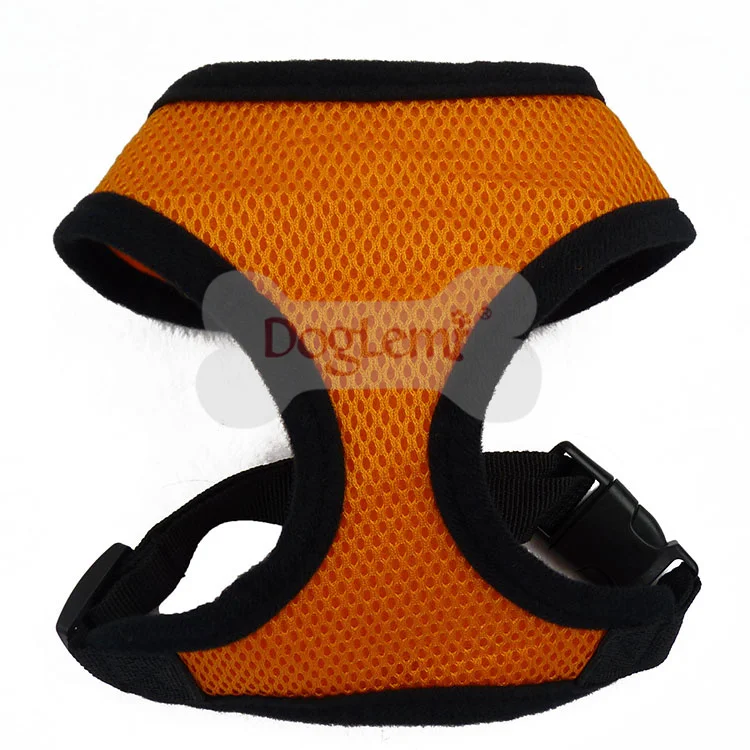 10 Цвета 5 размеров доступны Высокое качество сетки собаки жгут удобные Puppy Dog жилет использовать - Цвет: orange