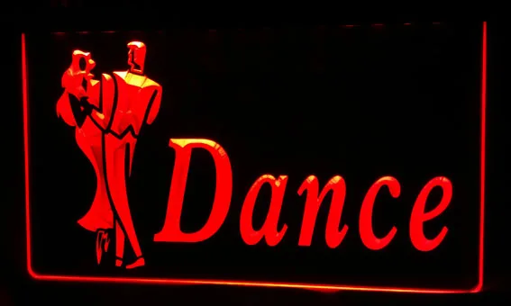

LS116-r Dance Neon Light Sign Decor Free Shipping Dropshipping Wholesale 8 colors to choose