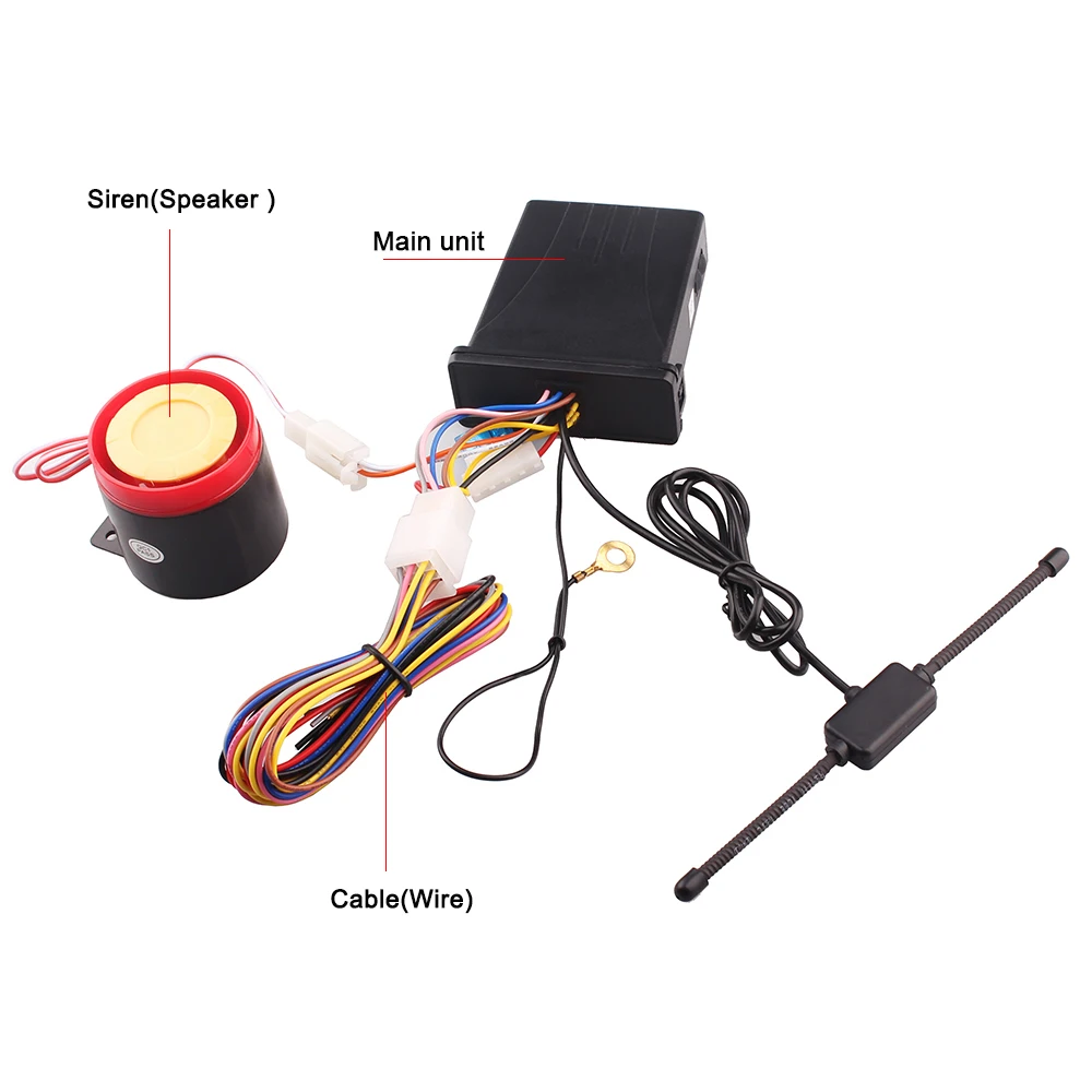 Система тревоги мотоциклов Системы мотоцикл 2 способ светодиодный защита от кражи дальность расстояние дистанционного запуска двигателя