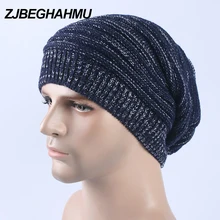 Brand Beanies Knitted Hat Men Winter Caps Skullies Bonnet slouchy Winter Hat For Men Women Beanie Warm Baggy Wool gorro feminino Brand Beanies Knitted Hat Men Winter Caps Skullies Bonnet slouchy Winter Hat For Men Women Beanie Warm Baggy Wool gorro feminino