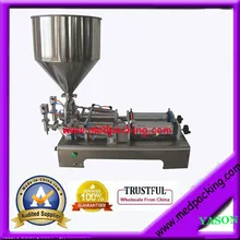 10-300ml Double Heads Cream Semi-Automatic Paste Tube Pneumtic Filling Machine YS-M58 GRIND