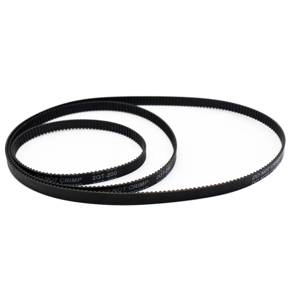 

GT2 Closed Loop Timing Belt Rubber 2GT 6mm 3D Printers Parts 110 112 122 158 200 280 300 400 610 852 mm Synchronous Belts Part