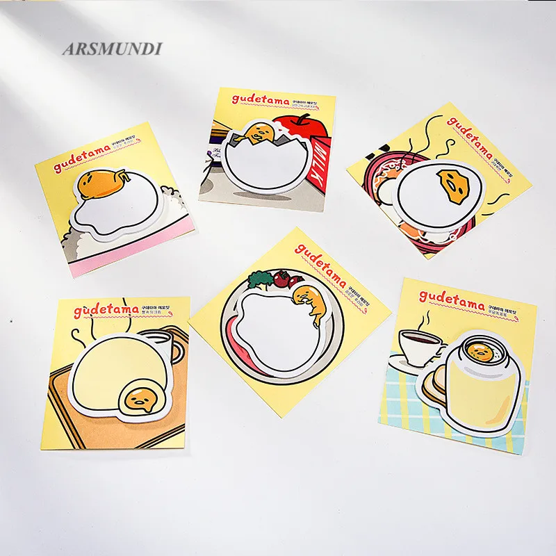 

Cute Lazy Eggs Self-Adhesive N Times Memo Pad Sticky Notes Post Bookmark School Office Supply