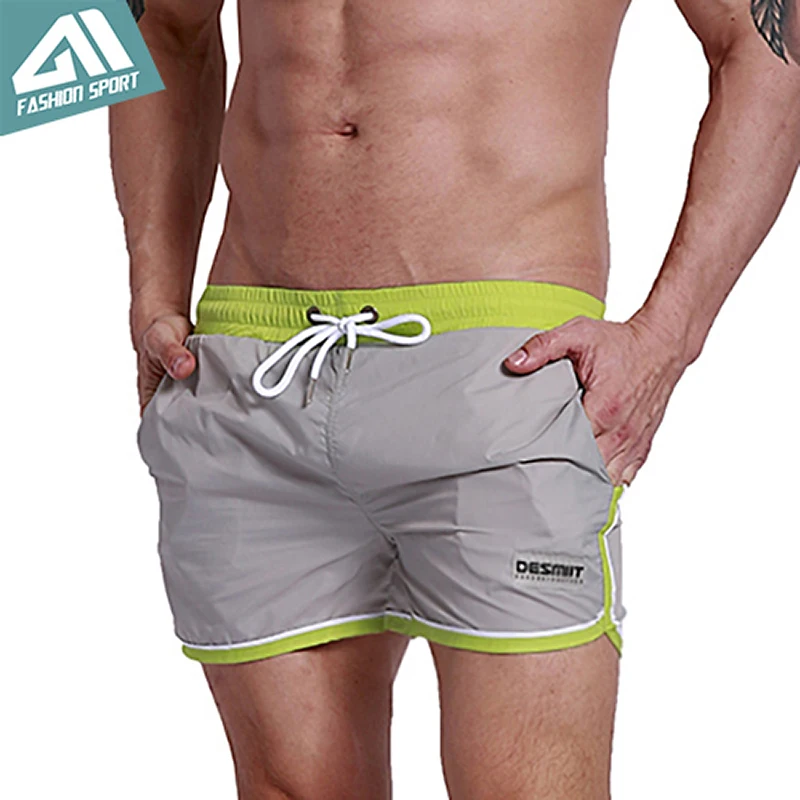 Calções de Treino Desmiit Verão Praia Calções Masculinos Lazer Esporte Correndo Novo Mar Seco Rápido Surf Férias Boardshorts Dt65