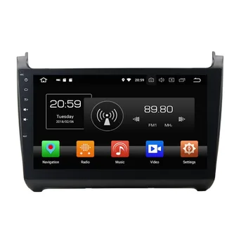 

4GB+32GB Octa Core 10.1" Android 8.0 Car Audio DVD Player for VW Volkswagen Polo 2012 2013 2014 2015 2016 Radio GPS WIFI USB DVR