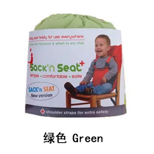 Детский стул для Стул туристический складной моющиеся Младенческая высокой скатерть для столовой ремень безопасности кормления Товары для детей стульчик для кормления стул для кормления чехол на стульчик для кормления - Цвет: Green