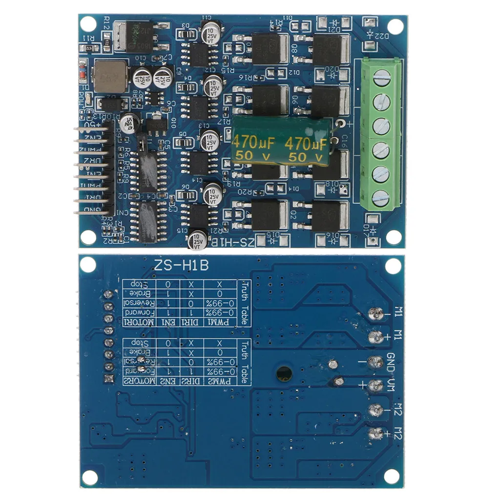 

16A DC Motor Drive Module Dual Way H Bridge Control Board For Arduino