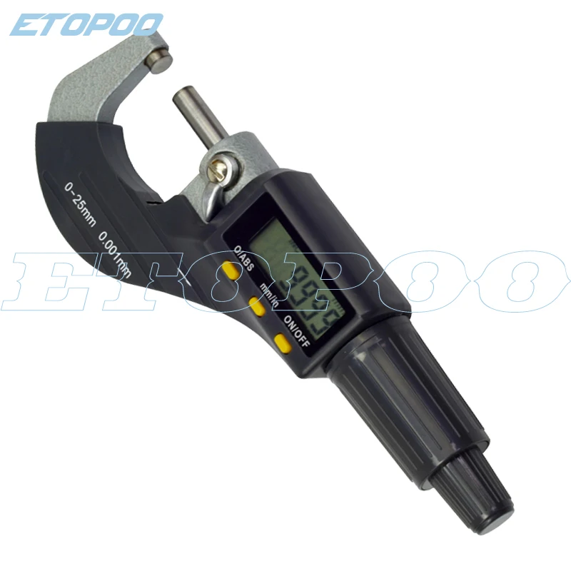 0 25mm digital micrometer electronic micrometer 0.001mm micron outside