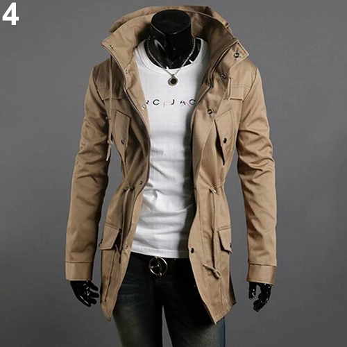 casaco gola alta masculina
