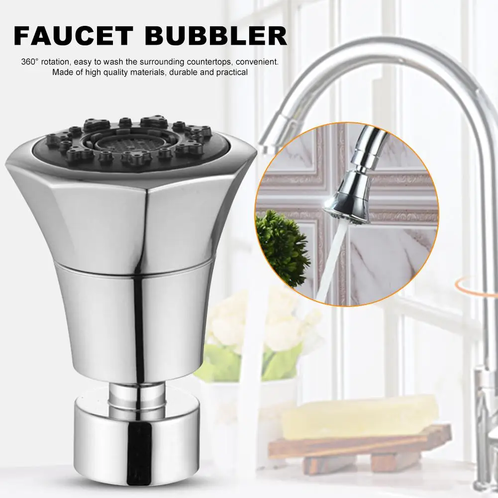 

Faucet Filter Aerator Sprayer Sink 360 Swivel Water Tap Saving for Kitchen Bathroom