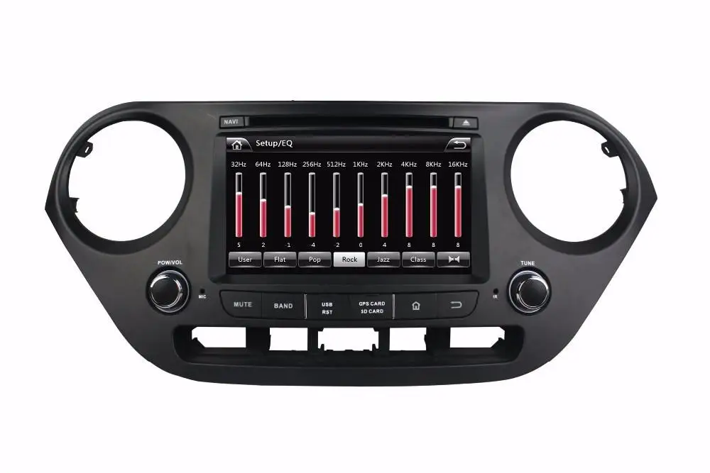 Sale 7 inch in-dash Car DVD player with GPS(optional),Audio Radio stereo,USB/SD,AUX,BT/TV,car multimedia headunit for Hyundai I10 5