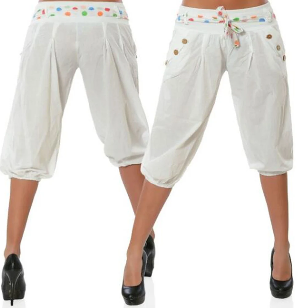 YJSFG HOUSE Hot Women Pants Palazzo Harem Baggy Aladdin Hippy Trousers Pants Elastic Waist Loose Plus Size Lantern Pant Harajuku YJSFG HOUSE Hot Women Pants Palazzo Harem Baggy Aladdin Hippy Trousers Pants Elastic Waist Loose Plus Size Lantern Pant Harajuku