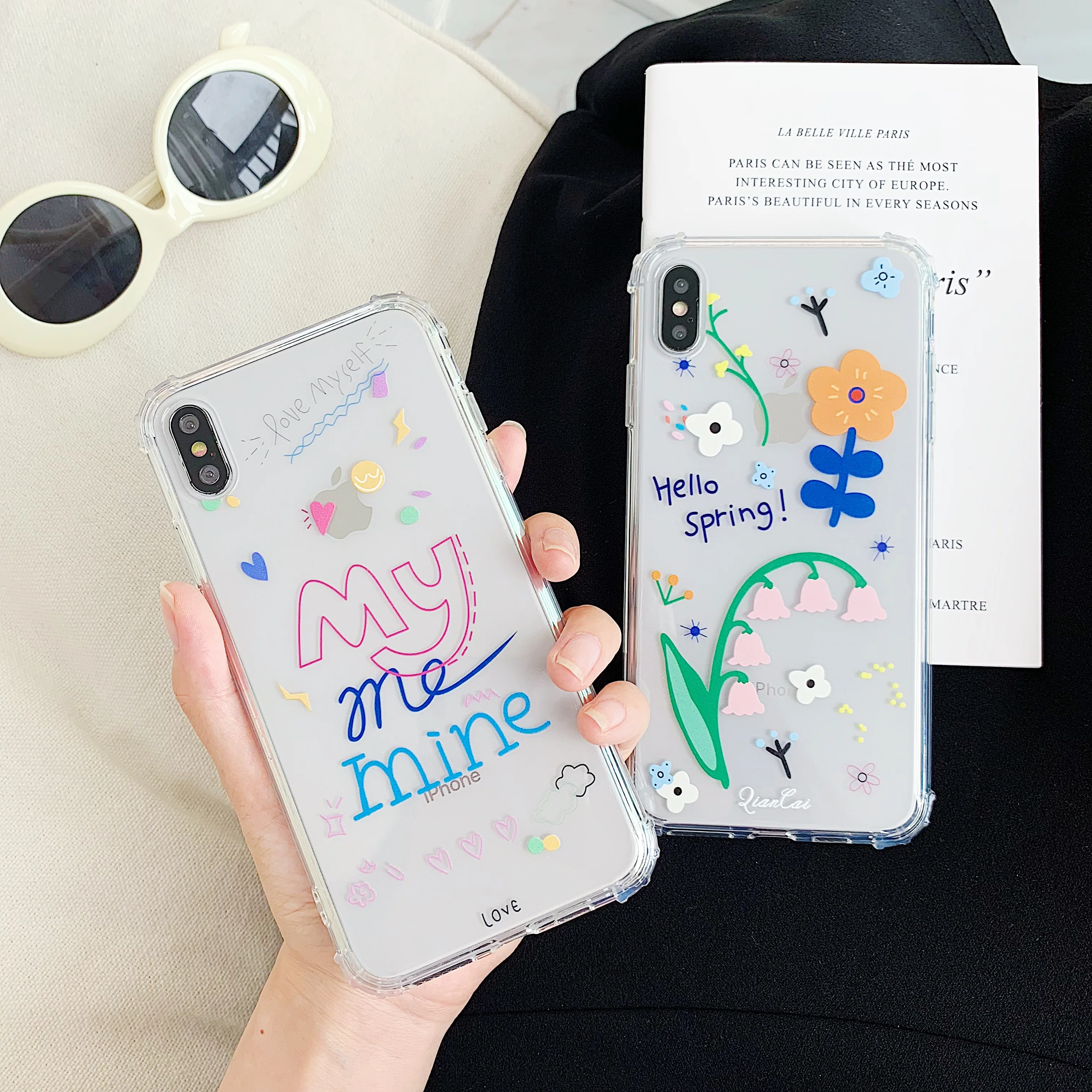 ORYKSZ прекрасный мягкий чехол для iPhone X XS Max 8 7 6 s Plus Ультратонкий Мягкий ТПУ XR Coque Fundas